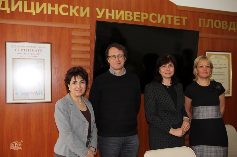 Белгийски учен изнесе лекция в МУ-Пловдив